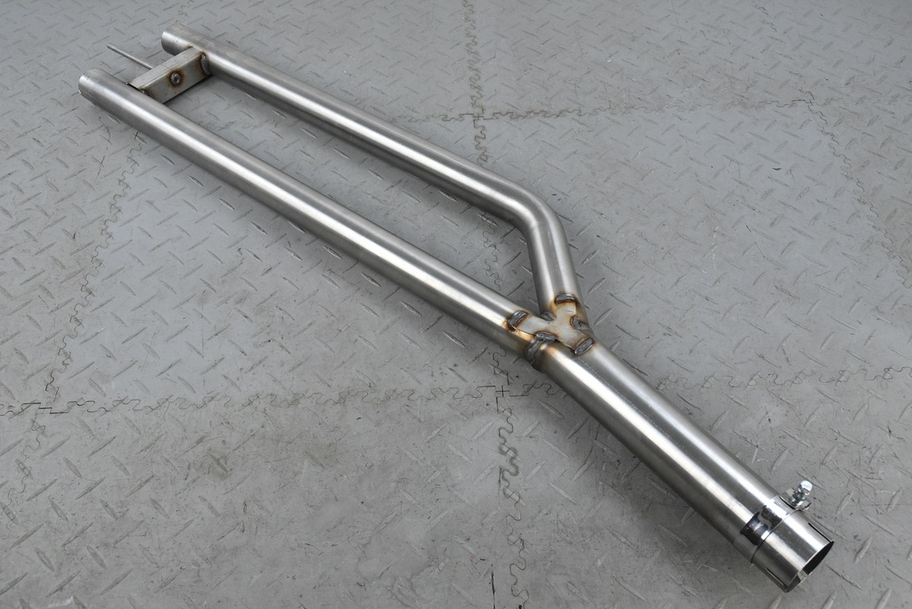 FULL X300 SWB XJ6 TUBULAR MANIFOLD BOXED STAINLESS STEEL EXHAUST SYSTEM WITH TIPS