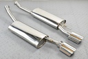 FULL X300 SWB XJ6 BOXED STAINLESS STEEL EXHAUST SYSTEM WITH TIPS