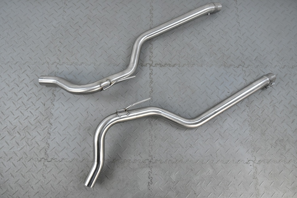 FULL X300 SWB XJ6 TUBULAR MANIFOLD BOXED STAINLESS STEEL EXHAUST SYSTEM WITH TIPS