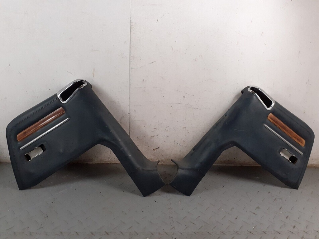 JAGUAR XJS CONVERTIBLE REAR LEATHER BLACK DOOR CARDS CORNER BACK INTERIOR SPARES