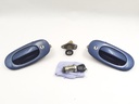 JAGUAR X300 X308 XK8 HANDLES LOCK SET WITH KEY BOOT TRUNK DOOR GLOVE BOX REPLACE