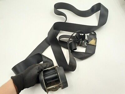 JAGUAR XJS PRE FL CONVERTIBLE FRONT LEFT LH PASSENGER SEAT BELT RESTRAINT BLACK