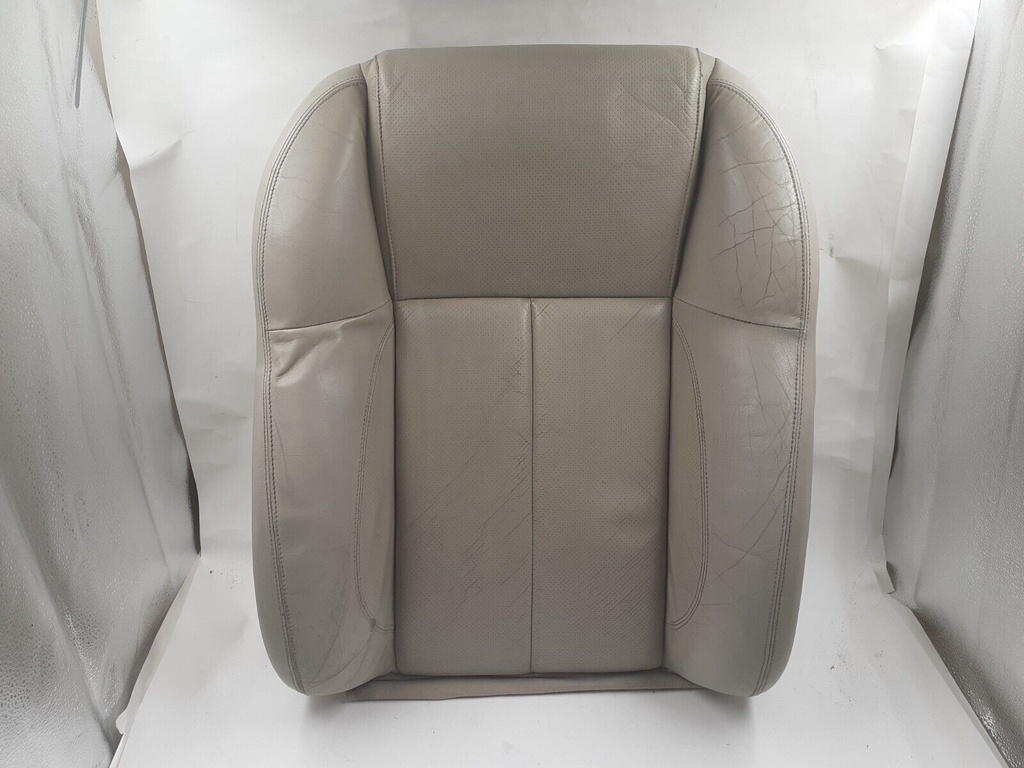 JAGUAR XJR XJ8 X308 SPORTS UPPER BACK SEAT COVER OATMEAL AGD LEATHER FOAM LH RH