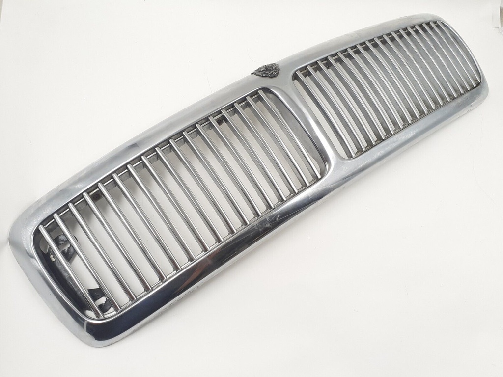 JAGUAR XJ6 X300 BONNET CHROME RADIATOR GRILL FRONT PANEL FLUTED METAL SURROUND