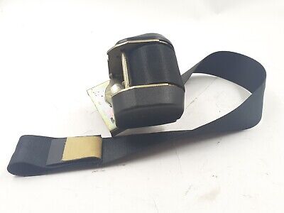 JAGUAR XJS LATE PRE FACELIFT FRONT RIGHT DRIVERS SEAT BELT BLACK SQUARE ANCHOR