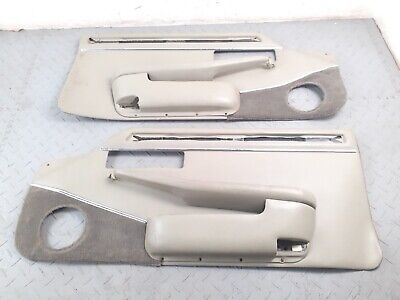 JAGUAR XJS FACELIFT DOESKIN LEATHER FRONT DOOR CARDS INTERIOR TRIM AEE 4.0 5.3