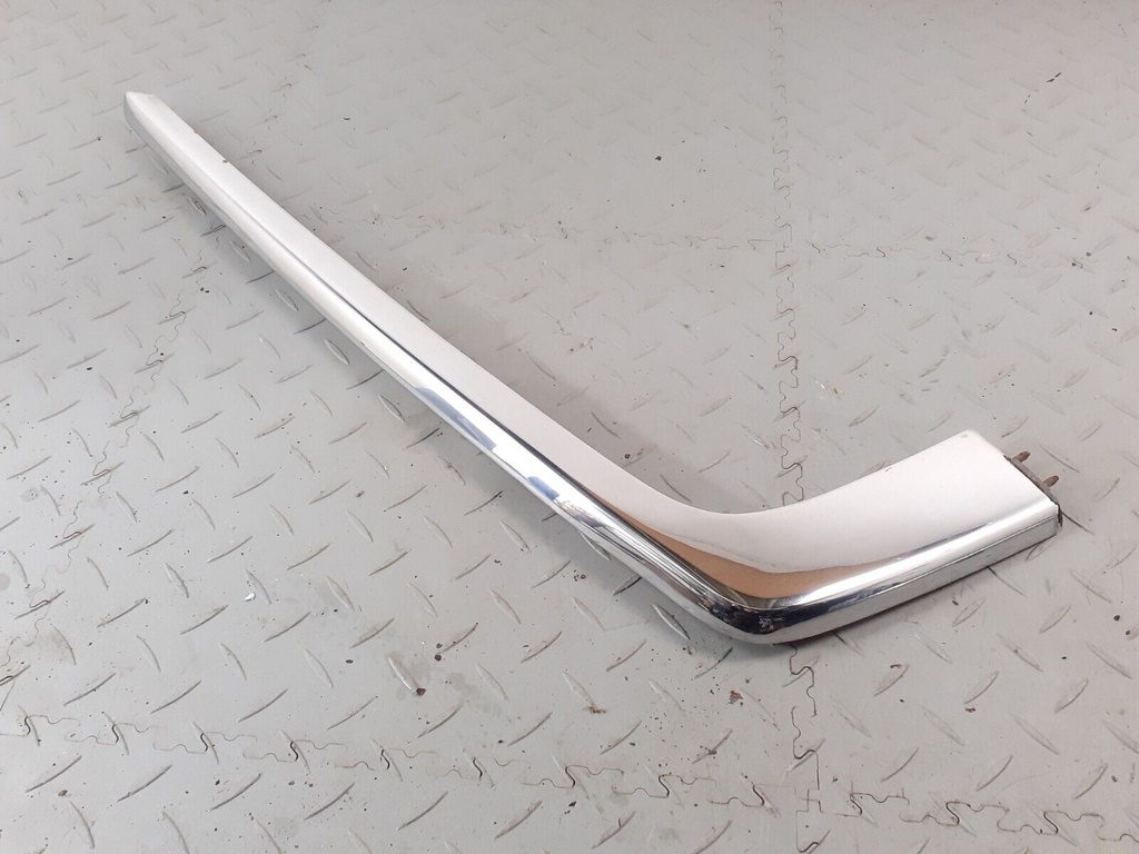 JAGUAR 1994-1996 XJS BACK BUMPER LEFT LH REAR CORNER CHROME BLADE SECTION TRIM