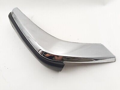 JAGUAR XJS FRONT O/S RIGHT DRIVERS BUMPER CHROME BLADE CORNER TRIM BEC14678