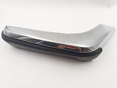 JAGUAR XJS FRONT O/S RIGHT DRIVERS BUMPER CHROME BLADE CORNER TRIM BEC14678