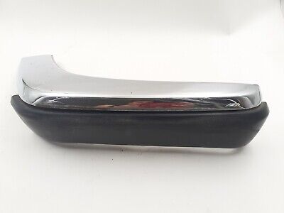 JAGUAR XJS FRONT N/S LEFT LH PASSENGER BUMPER CHROME BLADE CORNER TRIM BEC14679