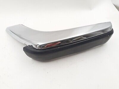 JAGUAR XJS FRONT N/S LEFT LH PASSENGER BUMPER CHROME BLADE CORNER TRIM BEC14679