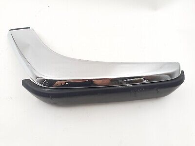 JAGUAR XJS FRONT N/S LEFT LH PASSENGER BUMPER CHROME BLADE CORNER TRIM BEC14679