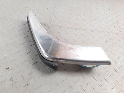 JAGUAR XJS XJC FRONT RH OSF CORNER CHROME RUBBER SECTION BUMPER BLADE BAC2928