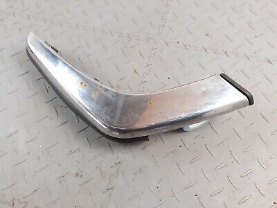 JAGUAR XJS HE XJC FRONT RIGHT CORNER CHROME RUBBER SECTION BUMPER BLADE BAC2929