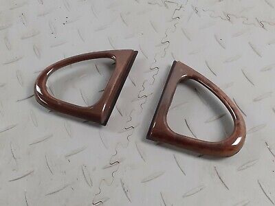 JAGUAR XK8 XKR LH RH VENT VENEER DASH PANEL WOOD RHD CAPPING WALNUT DARK TRIM