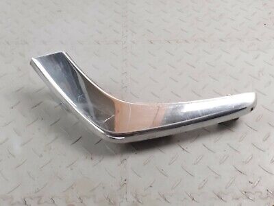 JAGUAR XJS XJC FRONT LH NS CORNER CHROME RUBBER SECTION BUMPER BLADE BAC2929