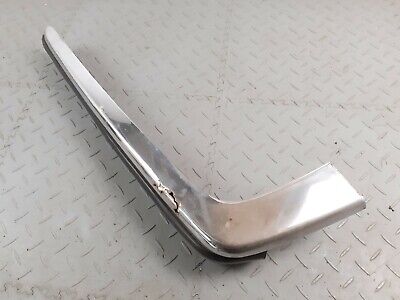 JAGUAR XJS XJC REAR LH NS BACK CORNER CHROME RUBBER SECTION BUMPER BLADE BCC3433