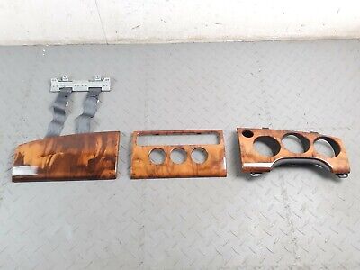 JAGUAR XK8 XKR SAT NAVIGATION TO 3 GAUGE CONVERSION WOOD DASH PANEL WALNUT TRIM