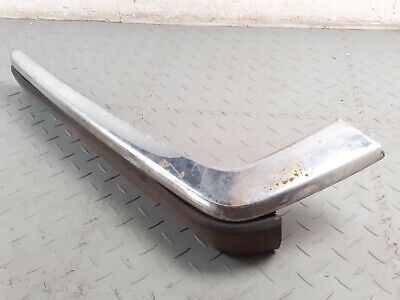 JAGUAR XJS XJC REAR LH NS BACK CORNER CHROME RUBBER SECTION BUMPER BLADE BCC3433