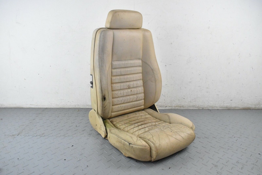 JAGUAR XJS FACELIFT FRONT SPORT MAGNOLIA LEATHER INTERIOR SEAT KITCAR BEC16930