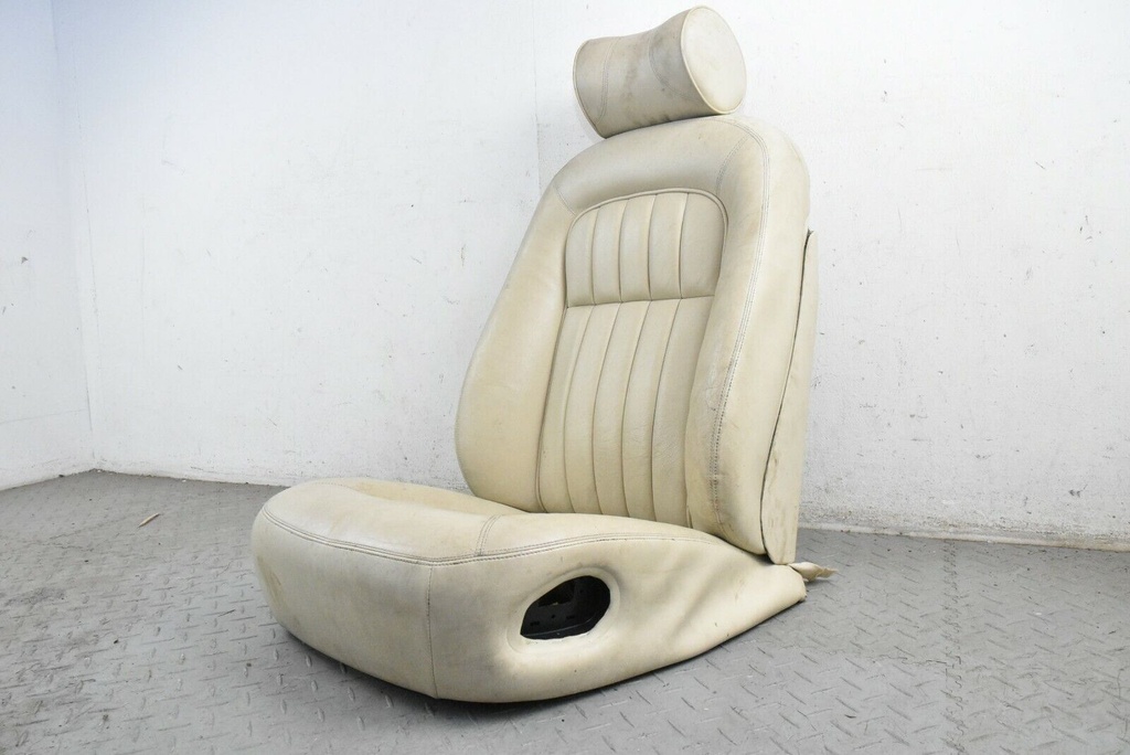 JAGUAR X300 XJ6 XJR IVORY NED CREAM 5 FLUTE SPORT LEATHER SEAT COVER GNA4315BA