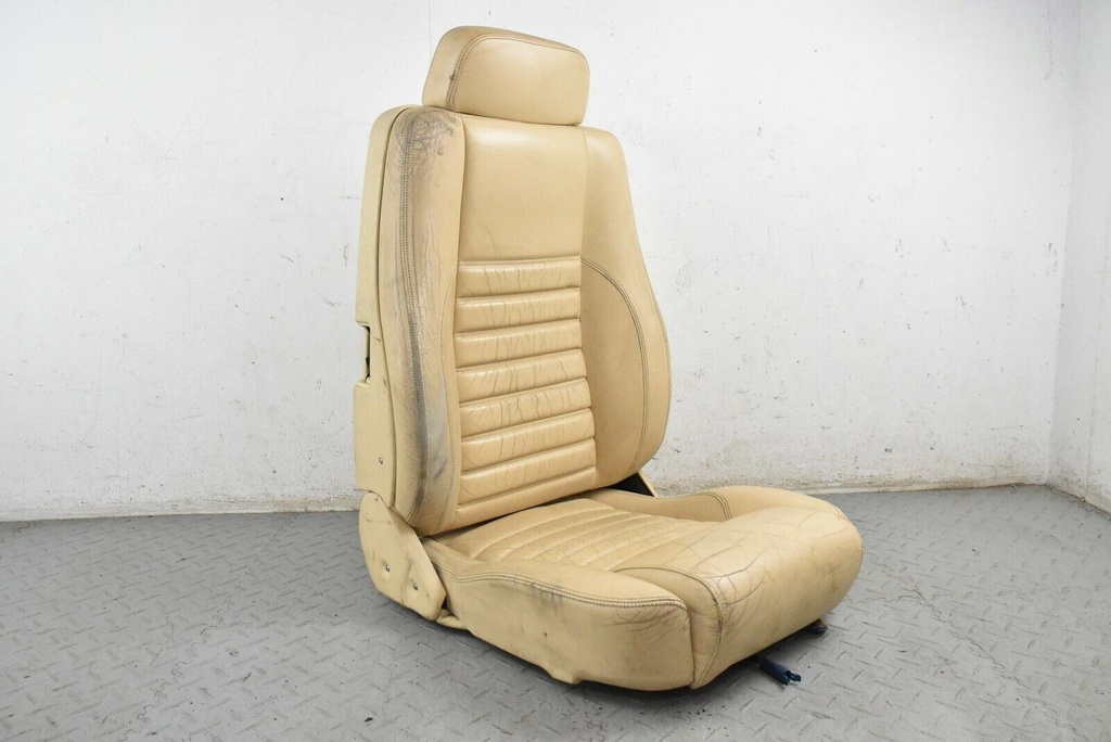 JAGUAR XJS FACELIFT FRONT SPORT MAGNOLIA LEATHER INTERIOR SEAT KITCAR BEC16930