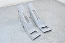 JAGUAR XJ6 X300 B/C POST CANT RAIL LEATHER FINISHER INTERNAL COVER NIMBUS GREY