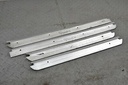 FULL SET JAGUAR DAIMLER SERIES 2 3 LH RH KICK SILL TREAD PLATE CHROME STRIP DOOR