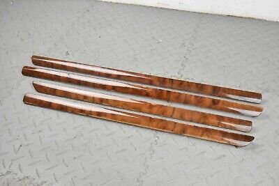 JAGUAR DAIMLER SERIES 3 SET OF DOOR CARD WALNUT WOOD STRIPS OFF DOOR LEATHER XJ6