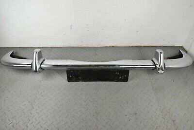 JAGUAR DS420 DAIMLER LIMOUSINE FRONT CHROME BUMPER BEAM PLINTH NUMBERPLATE MOUNT