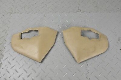 JAGUAR XJS FOOTWELL VENT CENTRE CONSOLE SURROUND TRIM LEATHER DOESKIN AEE TAN