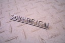 JAGUAR XJ6 REAR SERIES 1 SOVEREIGN BADGE EMBLEM 4.2 LITRE BOOT LID BACK SCRIPT