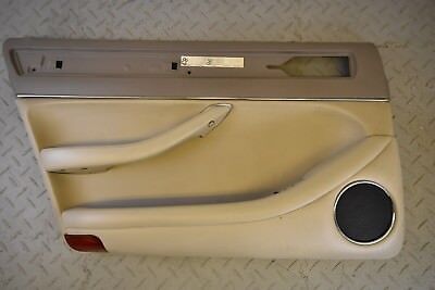 JAGUAR XJ6 X300 XJ12 N/S LEFT LH REAR LWB DOOR CARD POCKET LEATHER AGD OATMEAL