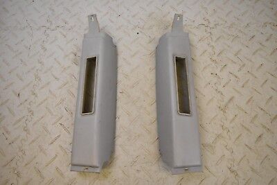 JAGUAR XJS FACELIFT LH RH PAIR 2  ROOF B PILLAR TRIM GREY INTERIOR COVER BACK