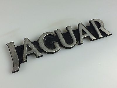 Jaguar chrome writing REAR BOOT EMBLEM BADGE FINISHER SCRIPT BACK LOGO