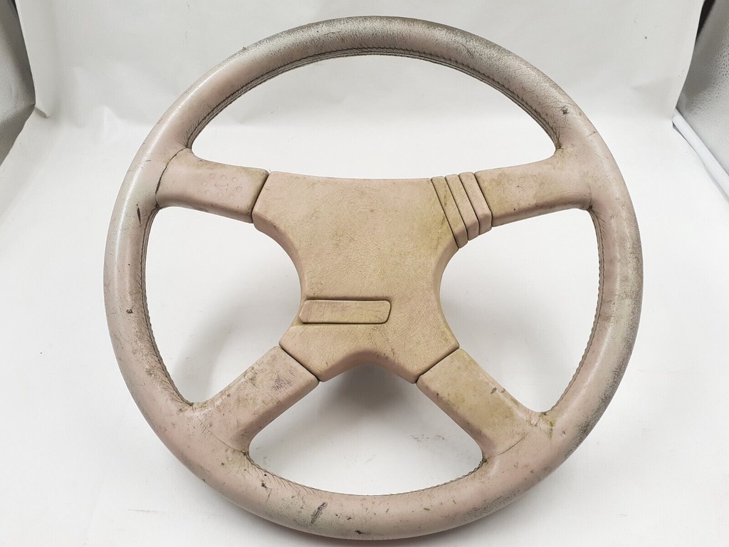 XJR-S STEERING WHEEL JAGUAR SPORT CREAM LEATHER JAGUAR TWR XJS XJ SPARES REPAIR