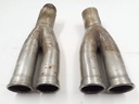 JAGUAR XJS XJR-S SPORT REAR TWR TWIN STAINLESS STEEL EXHAUST TIPS BOX V12 48MM