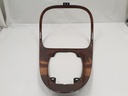 JAGUAR XJ8 X308 INTERNAL WOOD VENEER WALNUT SKI SLOPE CENTRE CONSOLE FASCIA