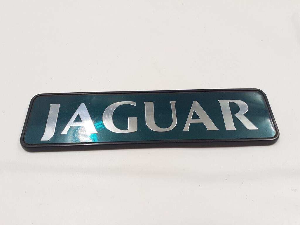 JAGUAR X300 GREEN XJR BADGE TRIM EMBLEM JAG REAR END MODEL REPLACEMENT PAIR