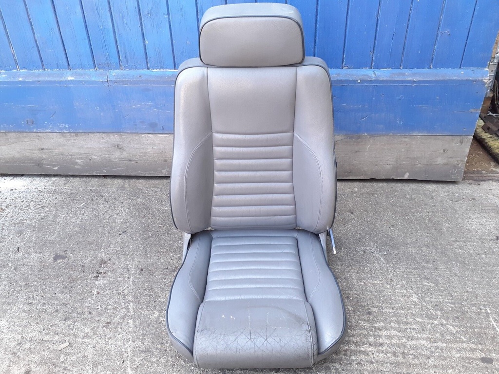 SPORTSPACK FRONT LEFT SEAT JAGUAR XJS HE PASSENGER GREY LEATHER INTERIOR PARTS