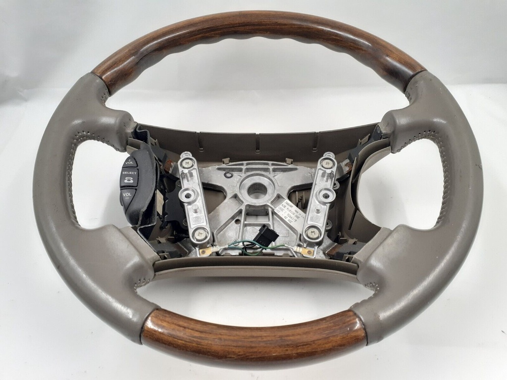 JAGUAR STEERING WHEEL X300 ANTELOPE AGE LEATHER SPEED VOLUME CONTROL HNA9181CA