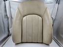 UPPER BACK SEAT COVER CREAM JAGUAR X308 XJ8 V8 DAIMLER LEATHER FOAM LEFT RIGHT