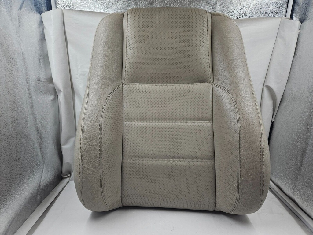 UPPER BACK SEAT COVER JAGUAR XJ6 X300 OATMEAL AGD LEATHER FOAM LEFT RIGHT REPAIR