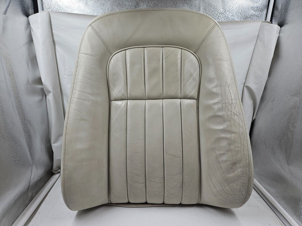 UPPER BACK HEATED SEAT COVER IVORY JAGUAR X308 XJ8 V8 LEATHER FOAM LEFT RIGHT