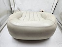 LOWER BOTTOM HEATED SEAT COVER JAGUAR X308 XJ8 IVORY LEATHER FOAM PASSENGER