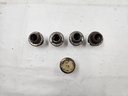 JAGUAR XJ8 XJR X308 XJ6 X300 XJS SHORT LOCKING WHEEL NUT SET WITH KEY CCC7028