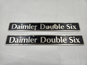 JAGUAR XJ12 X300 XJ81 DAIMLER DOUBLE SIX V12 INLET MANIFOLD SCRIPT WRITING BADGE