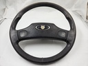 JAGUAR XJ6 XJ12 SERIES 2 3 XJS HORN TWO SPOKE STEERING WHEEL EARLY BLACK LEATHER