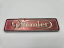 JAGAUAR X300 DAIMLER SIX 6 RED GOLD BADGE BADGE TRIM REAR SCRIPT