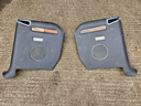 JAGUAR XJS LATE FACELIFT CONVERTIBLE REAR LEATHER BLACK DOOR CARDS INTERIOR